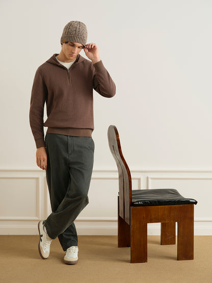Deon Crochet Hoodie Sweatshirt