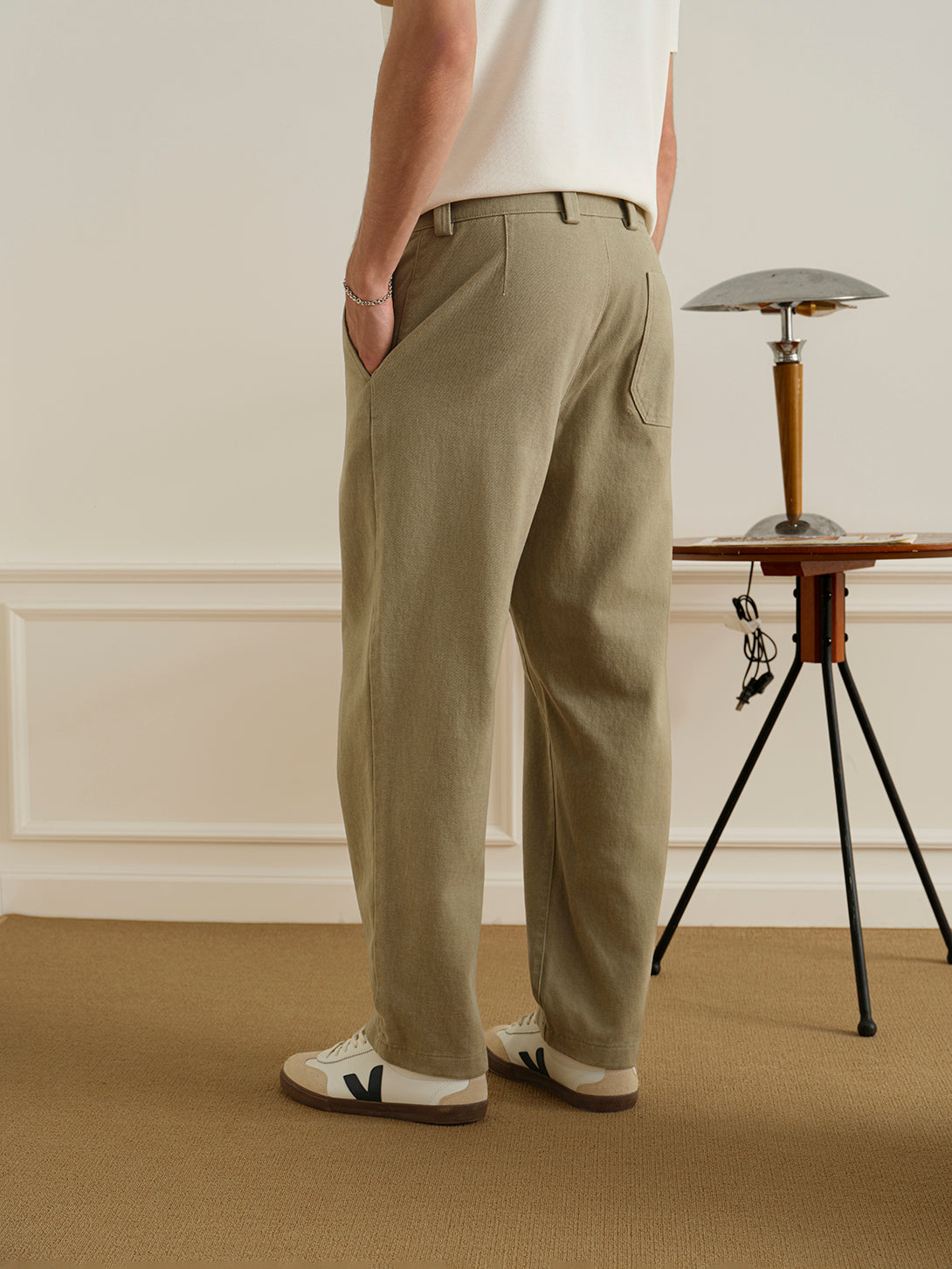 Wythe Brushed Cotton Trousers
