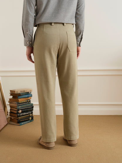 Wythe Brushed Cotton Trousers