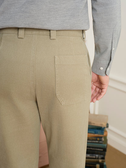 Wythe Brushed Cotton Trousers