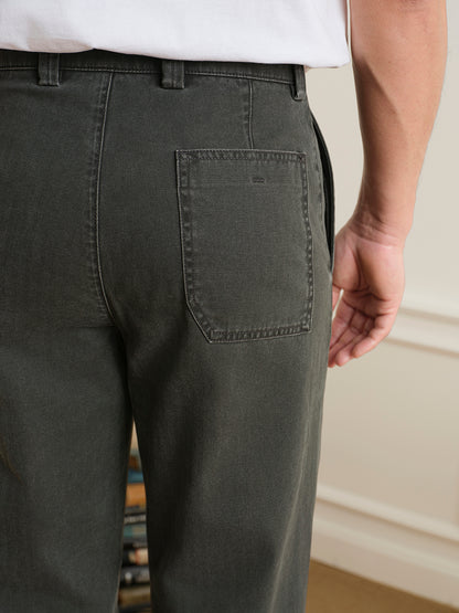 Wythe Washed Herringbone Trousers