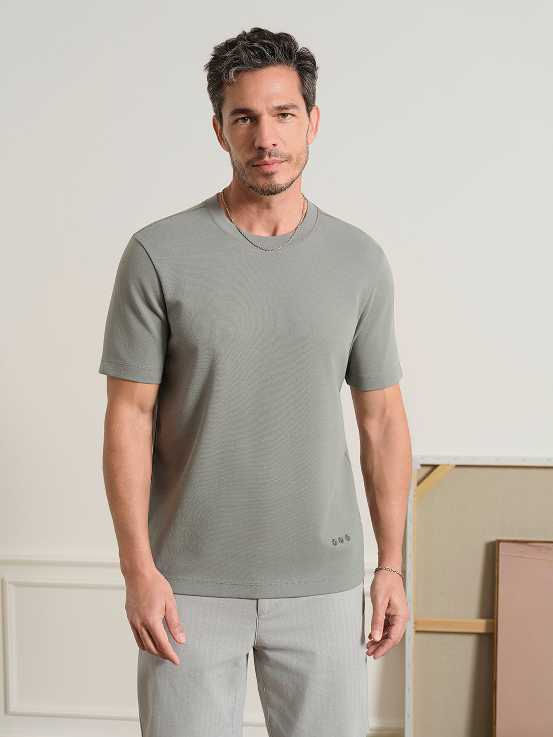 Alphabet Crew Neck Tee
