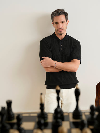 Lind Tuck Stitch Polo