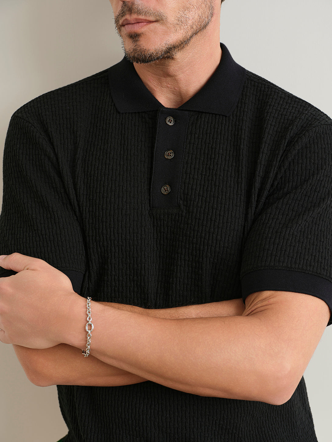 Lind Tuck Stitch Polo