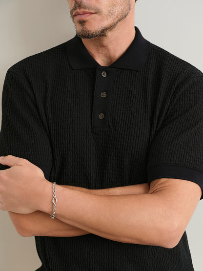 Lind Tuck Stitch Polo