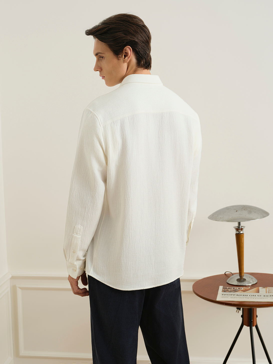 Varick Jacquard Texture Overshirt