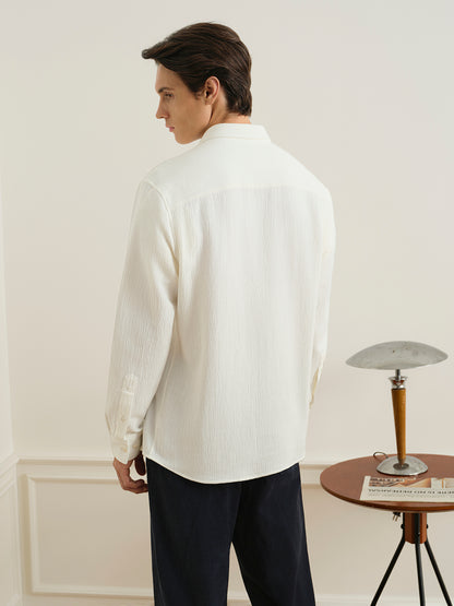 Varick Jacquard Texture Overshirt