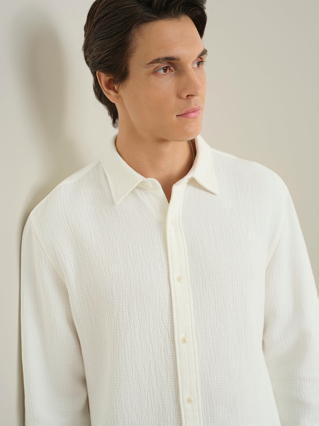 Varick Jacquard Texture Overshirt