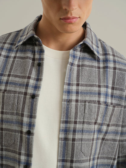 Varick Plaid Flannel Overshirt
