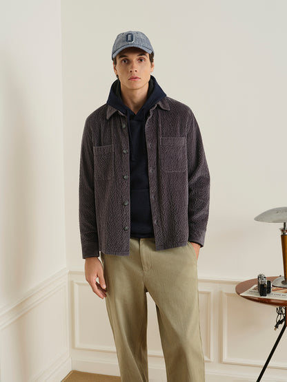 Vance Rippled Corduroy Overshirt
