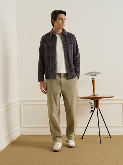 Vance Rippled Corduroy Overshirt