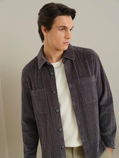 Vance Rippled Corduroy Overshirt