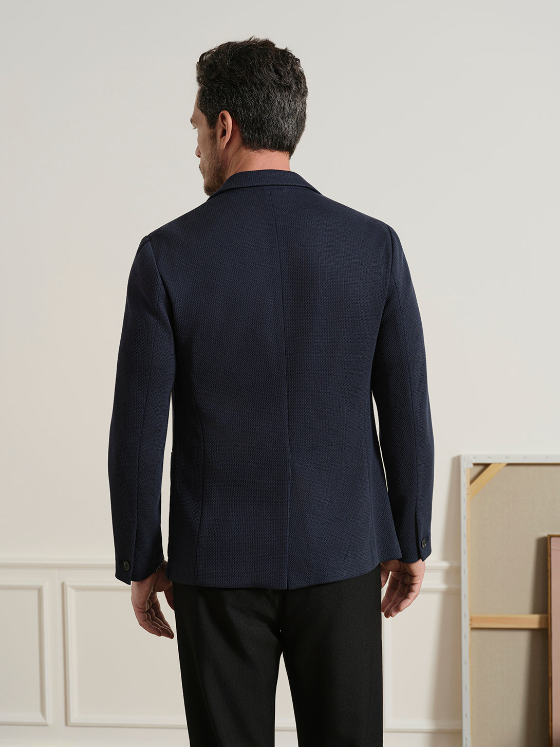 Perry Lattice Knit Blazer