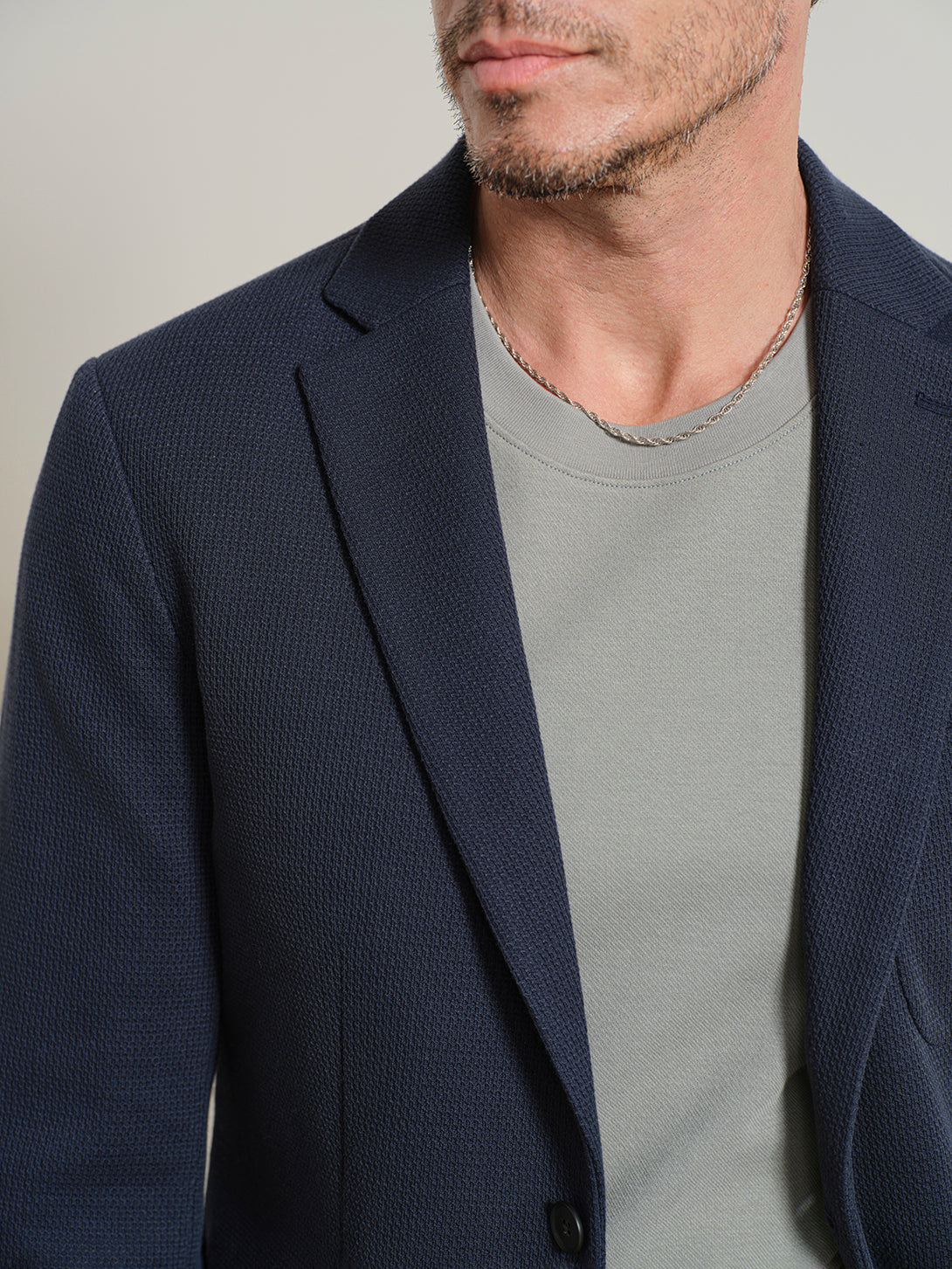 Perry Lattice Knit Blazer