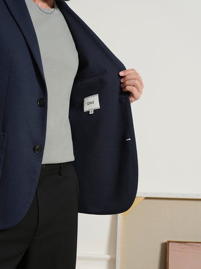 Perry Lattice Knit Blazer