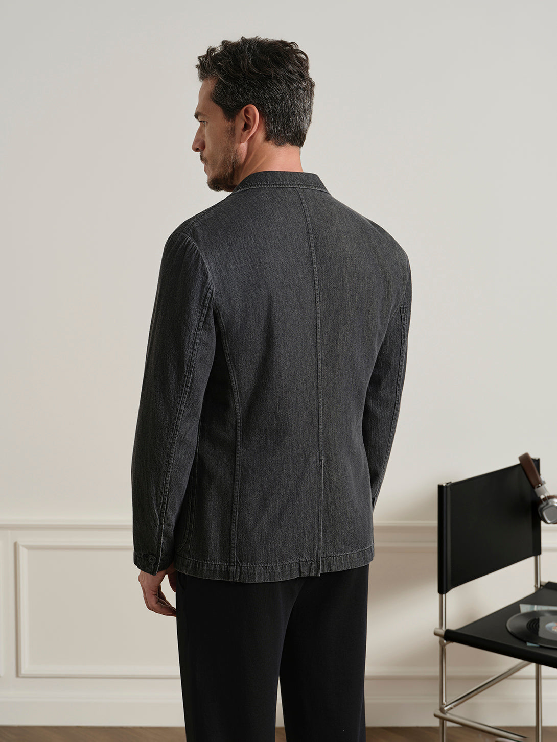 Perry Black Denim Blazer