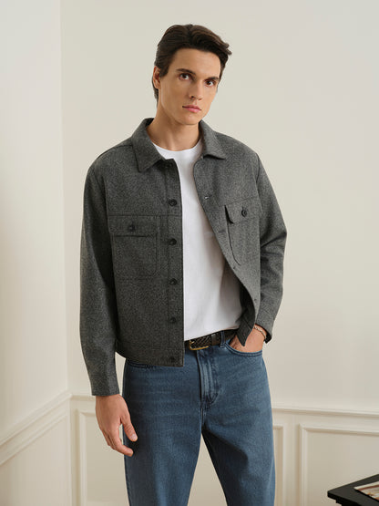 Elliot Woollen Trucker Jacket