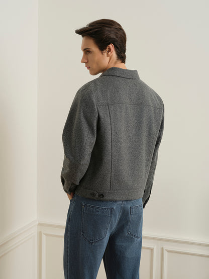Elliot Woollen Trucker Jacket