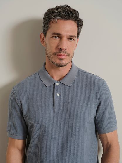 Sasco Jacquard Ripple Polo