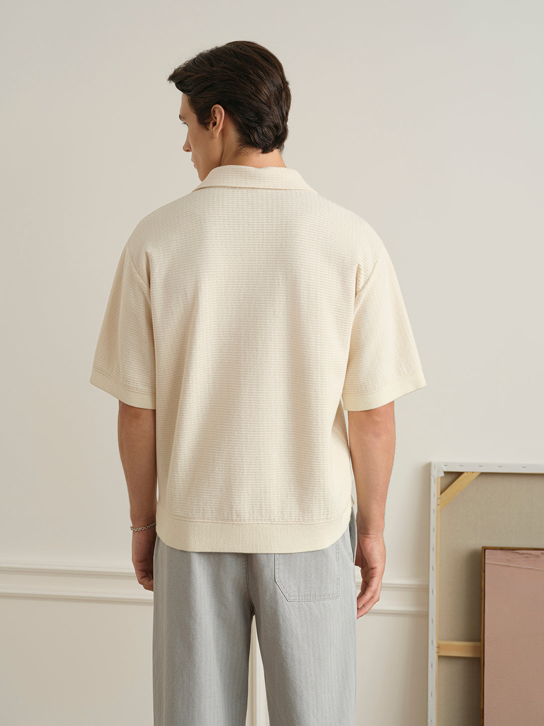 Walker Sinuous Jacquard Polo