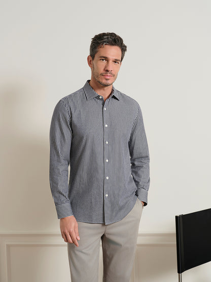Adrian Chalk Stripe Shirt