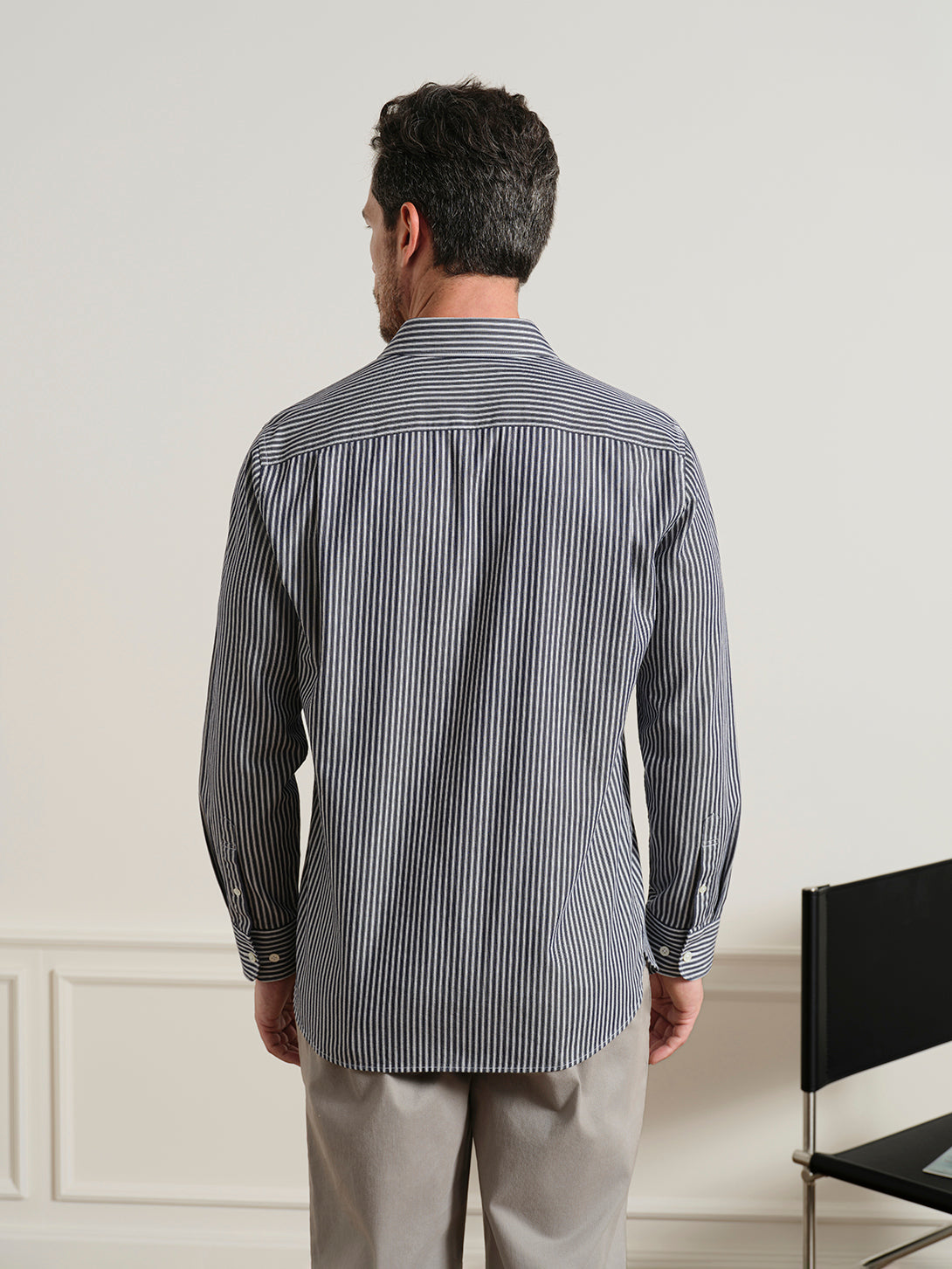 Adrian Chalk Stripe Shirt
