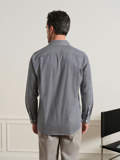 Adrian Chalk Stripe Shirt
