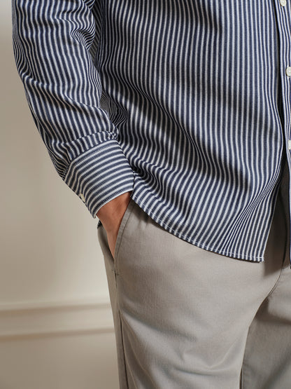Adrian Chalk Stripe Shirt