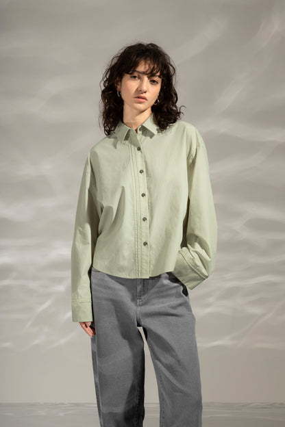 Bell Sleeve Boxy Shirt