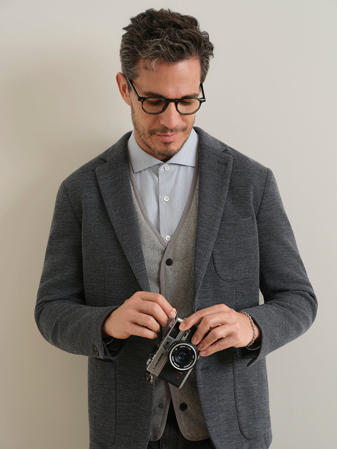 Perry Woollen Honeycomb Blazer