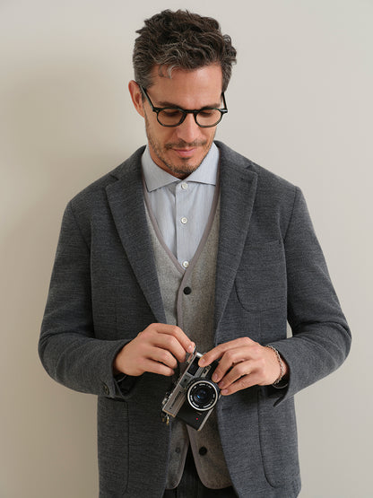 Perry Woollen Honeycomb Blazer
