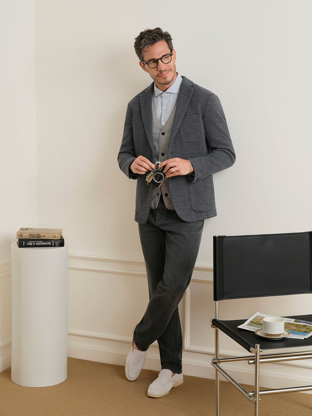 Perry Woollen Honeycomb Blazer