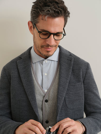 Perry Woollen Honeycomb Blazer