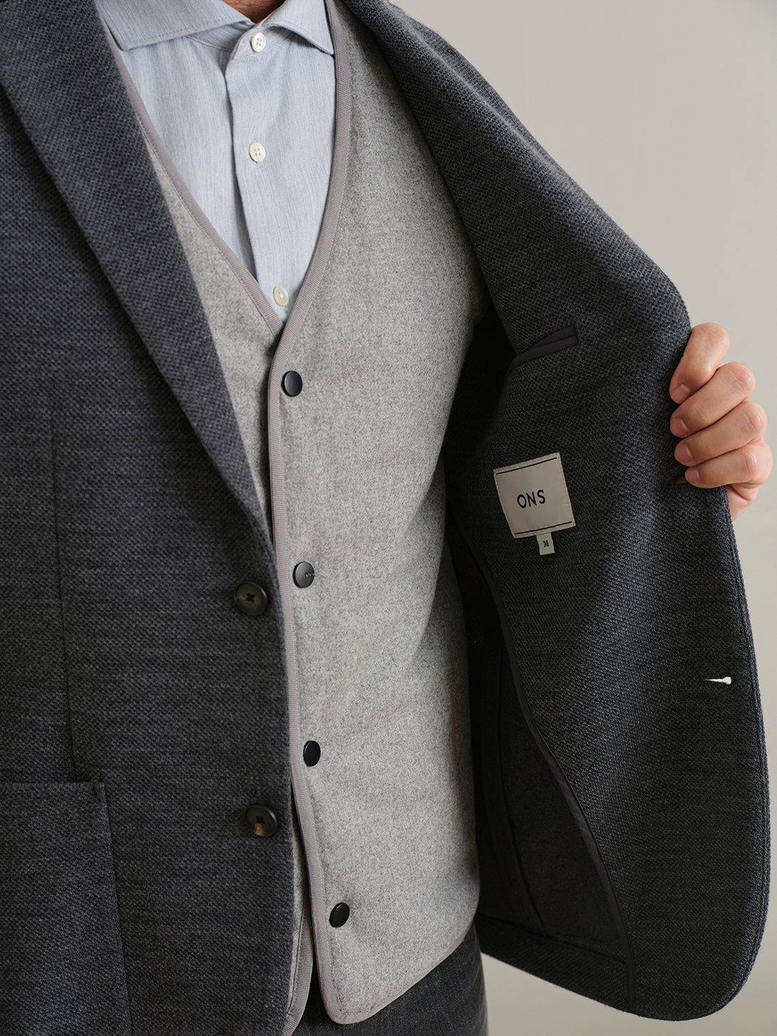 Perry Woollen Honeycomb Blazer