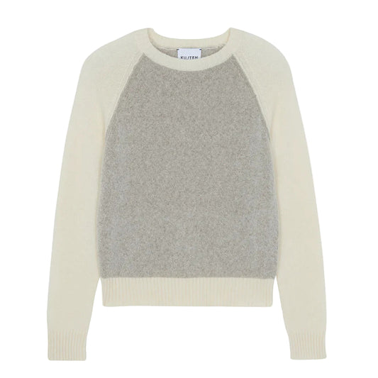 Sweater Nimbus Colorblock Cashmere sweater in jersey knit, 2 threads