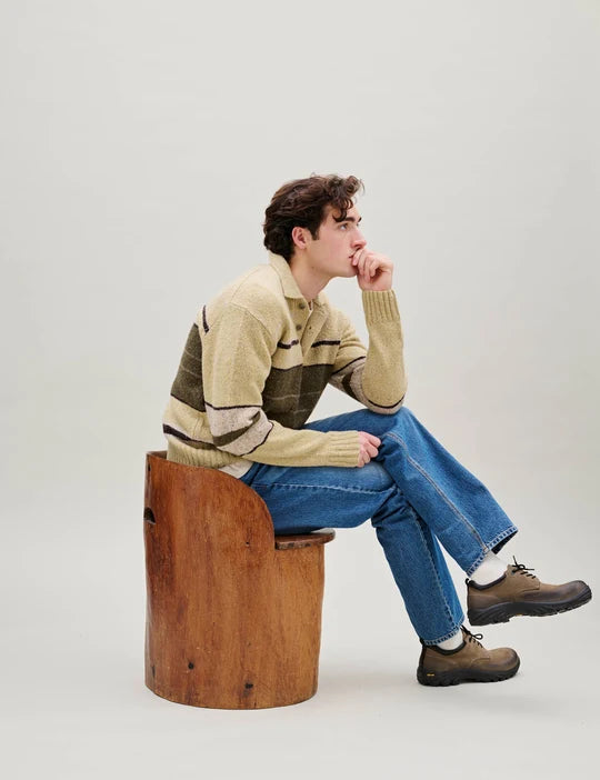Dawn Stripe Knit Polo