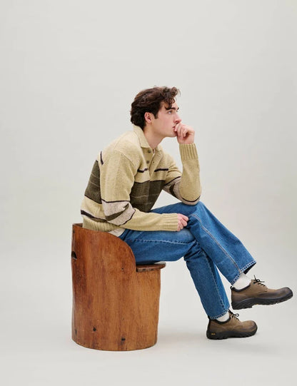 Dawn Stripe Knit Polo