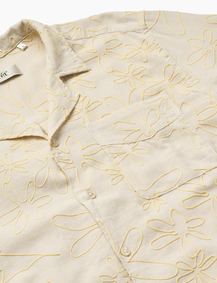 Peer Embroidery Regular Fit Ss Shirt