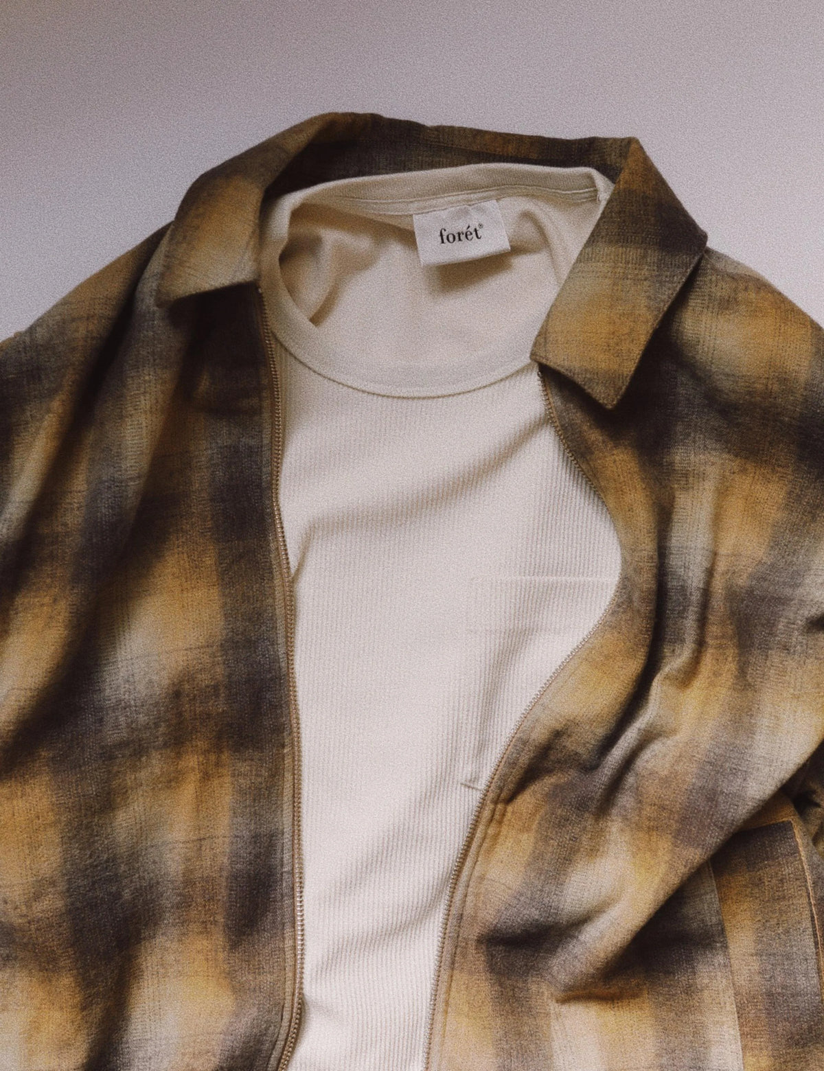 Raven Wool Zip Overshirt