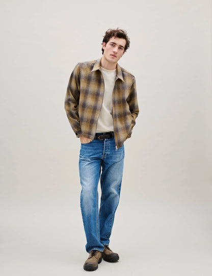 Raven Wool Zip Overshirt