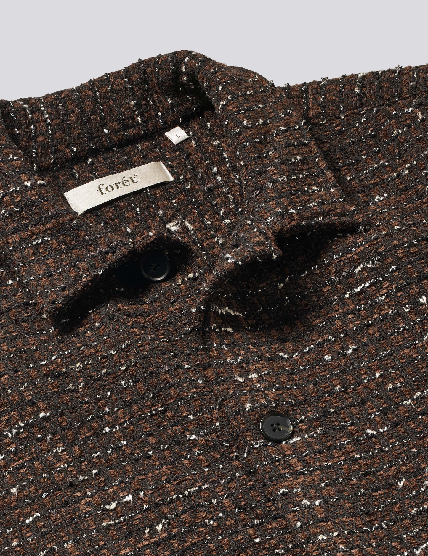 Sun Boucle Relaxed Fit Overshirt