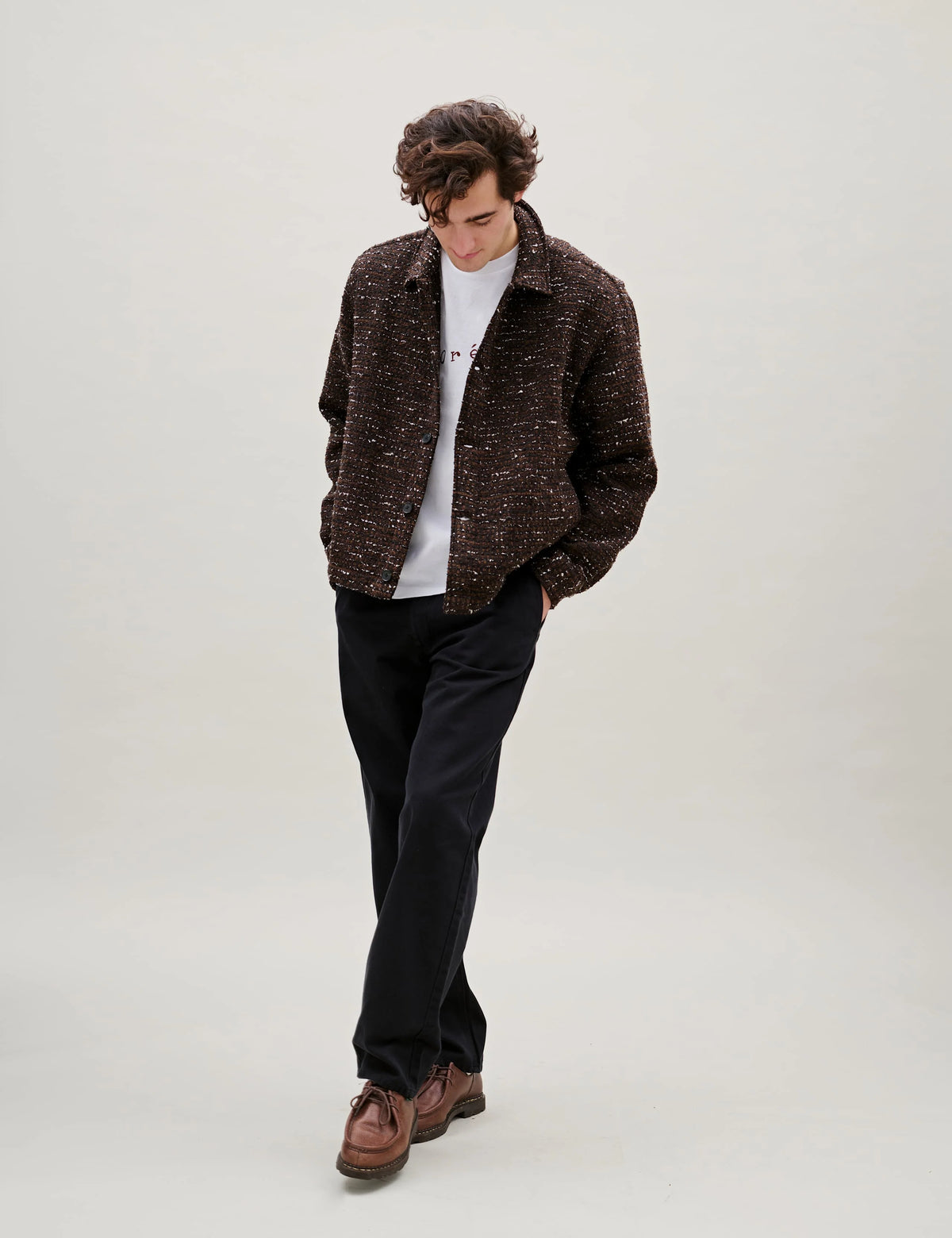 Sun Boucle Relaxed Fit Overshirt
