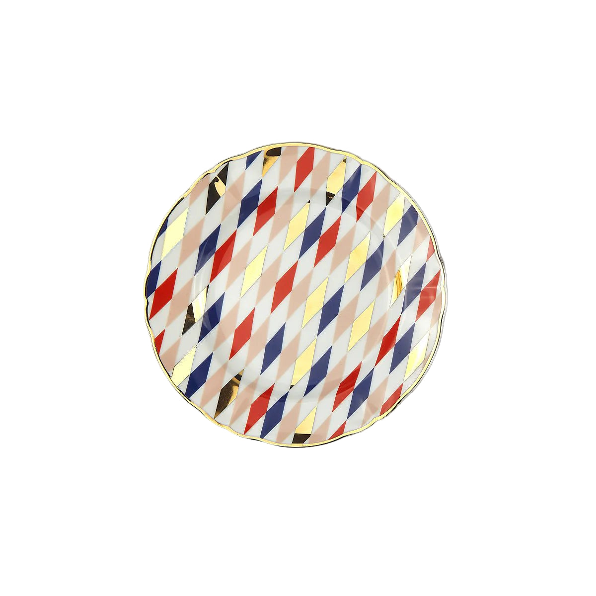 Fruit Plate Cm.20,5 Quadri