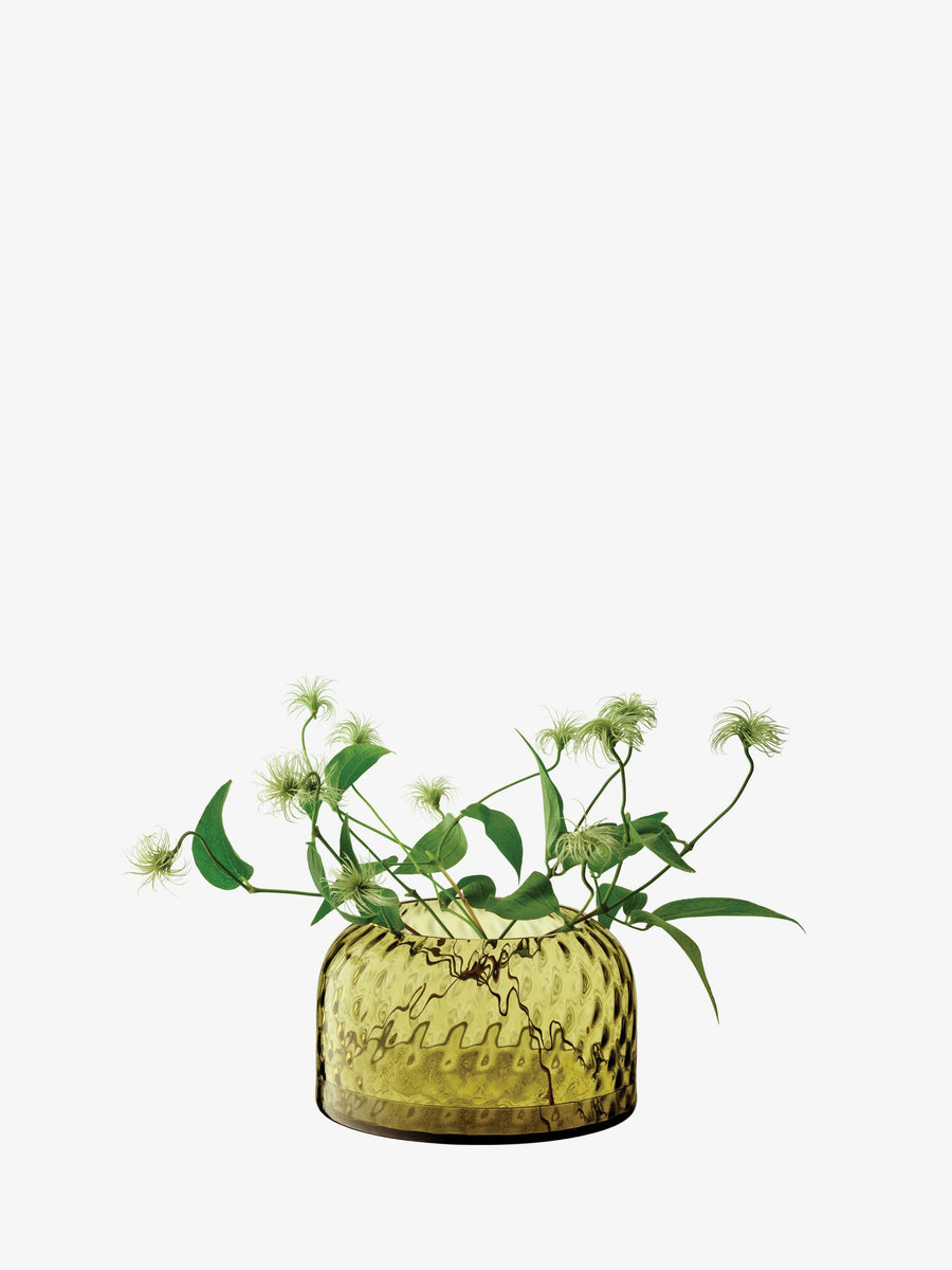 Dapple Vase H10.5cm Woodland Green