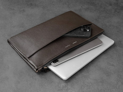 Leather Tech Folio | Pebbled