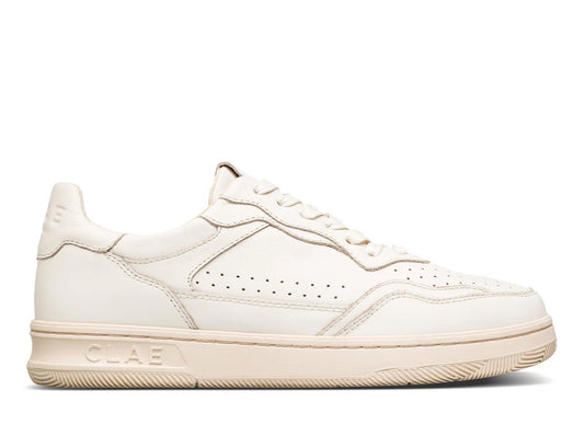 Triple White Leather Sneakers