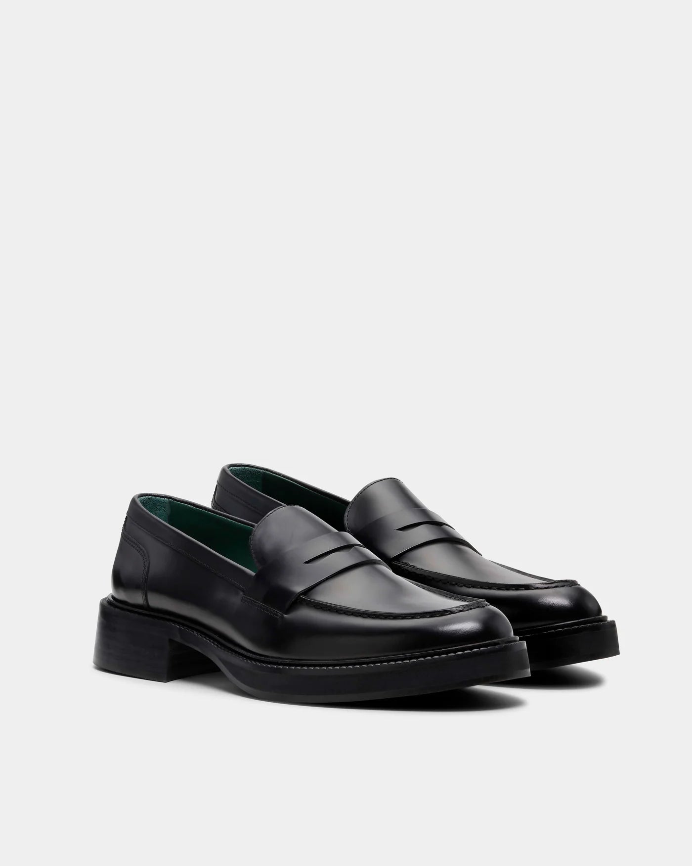 Heeled Townee Penny Loafer