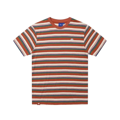 Classic Striped Tee Brown