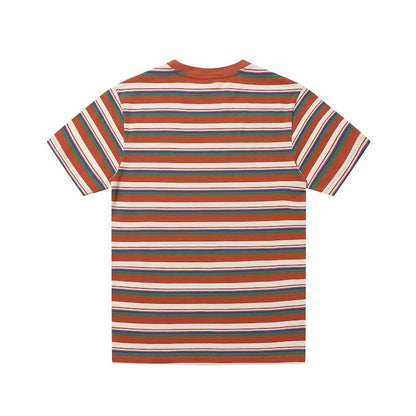 Classic Striped Tee Brown
