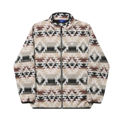 Lando Full Zip Jacket Off White Multico